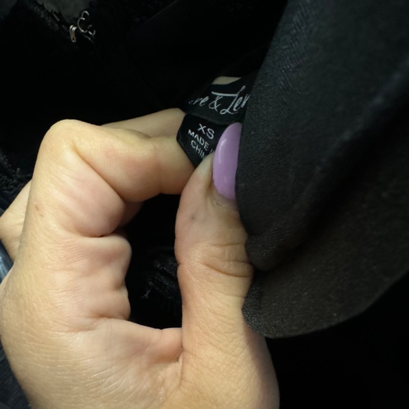 For love & lemons revolve bustier gown black xs - Picture 4 of 5